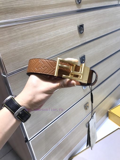 Delivery punching needle width 35MM double-sided belt, imported original lychee pattern on b zyeeedxt