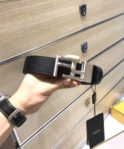 Delivery punching needle width 35MM double-sided belt, imported original lychee pattern on b ap4jvbju