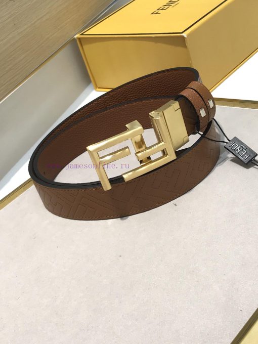 Delivery punching needle width 35MM double-sided belt, imported original lychee pattern on b zyeeedxt - Image 3