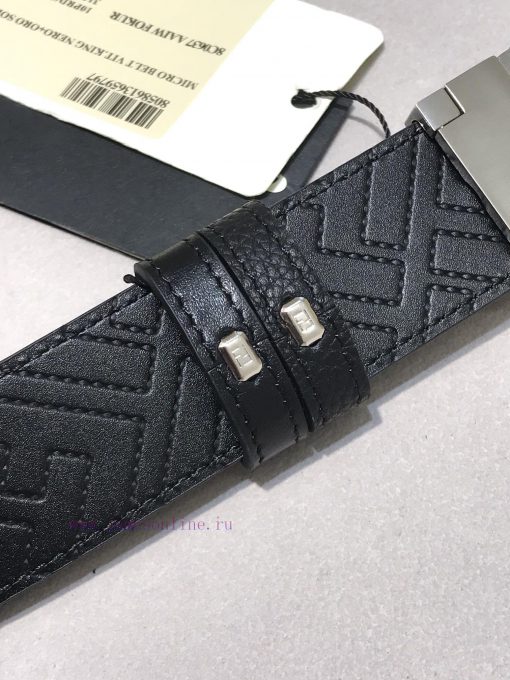 Delivery punching needle width 35MM double-sided belt, imported original lychee pattern on b ap4jvbju - Image 9