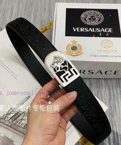Beauty Head VersaceBelt and waistband single-sided use quality 100% cowhide embossed 24k pur 8dw46bro