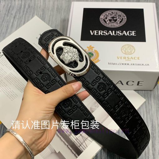 Beauty Head VersaceBelt and waistband single-sided use quality 100% cowhide embossed 24k pur o9yrf4o2 - Image 4