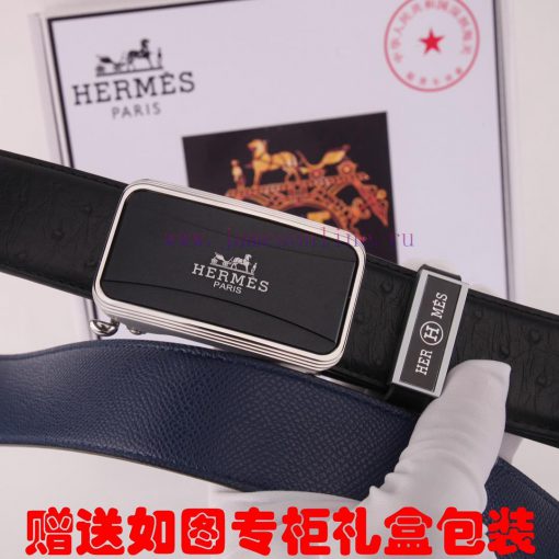 Belt Hermes Her.. Mes ️ Automatic deductionBelt made of 100% head layer cowhide, automatical qegafv3b - Image 8
