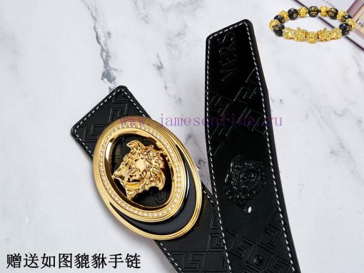 Belt Versace Ver…The waist belt is made of 100% cowhide, ensuring that the genuine leather i vwordps7 - Image 9