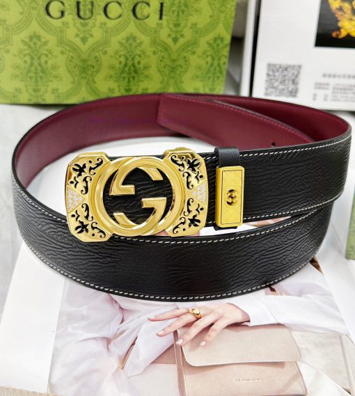 Belt Gucci Gucci's top tier replicaGucci belt 100% imported original cowhide, ensuring genui p8dax914 - Image 5