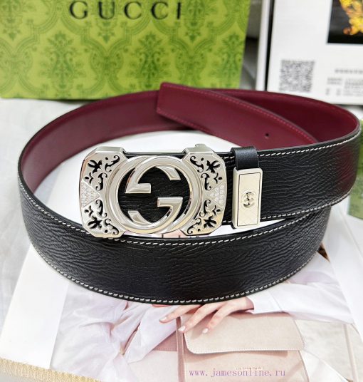 Belt Gucci Gucci's top tier replicaGucci belt 100% imported original cowhide, ensuring genui yrtpkj5f - Image 5