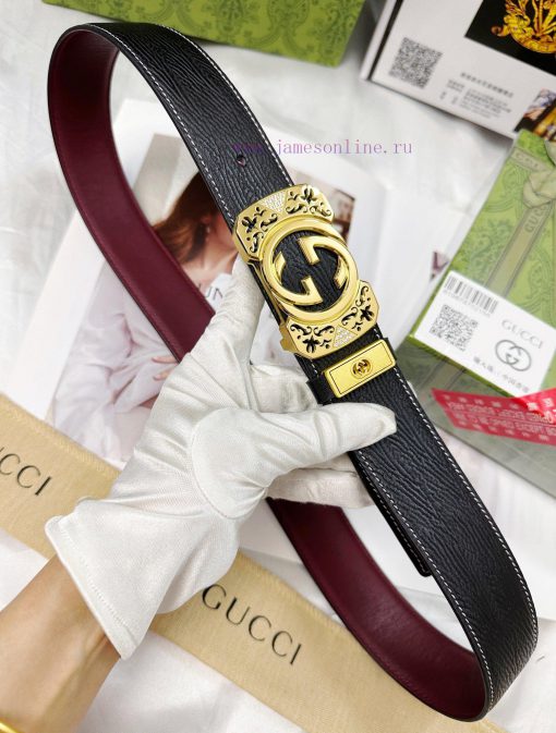 Belt Gucci Gucci's top tier replicaGucci belt 100% imported original cowhide, ensuring genui yrtpkj5f - Image 8