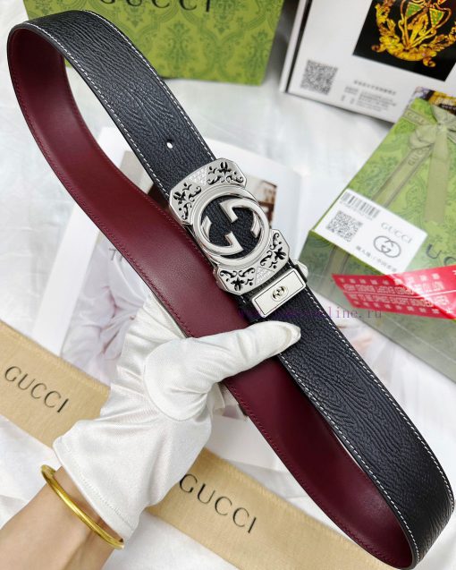Belt Gucci Gucci's top tier replicaGucci belt 100% imported original cowhide, ensuring genui yrtpkj5f - Image 9