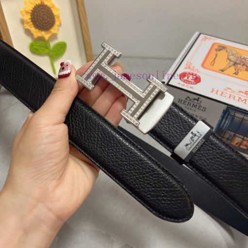 Hermes Herm è s automatic beltMaterial: Leather Belt with 100% Head Layer. The leather belt f58k2pwb - Image 7