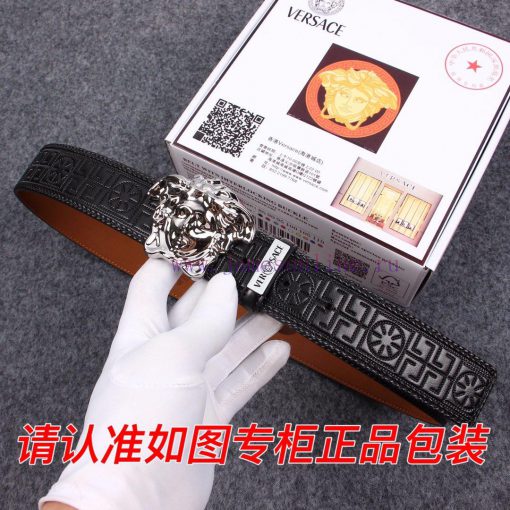 Versace Ver…sace️Identify and send the puncherThe material is made of 100% layered cowhide, hknd421j - Image 4