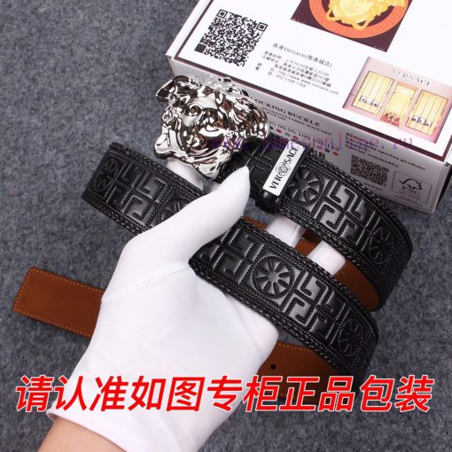 Versace Ver…sace️Identify and send the puncherThe material is made of 100% layered cowhide, hknd421j - Image 5