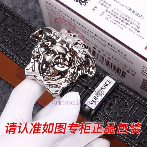 Versace Ver…sace️Identify and send the puncherThe material is made of 100% layered cowhide, hknd421j - Image 8
