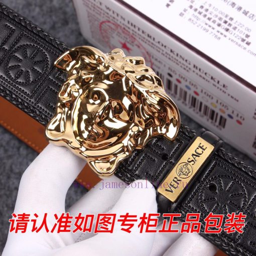 Versace Ver…sace️Identify and send the puncherThe material is made of 100% layered cowhide, ct1yt9sv - Image 8