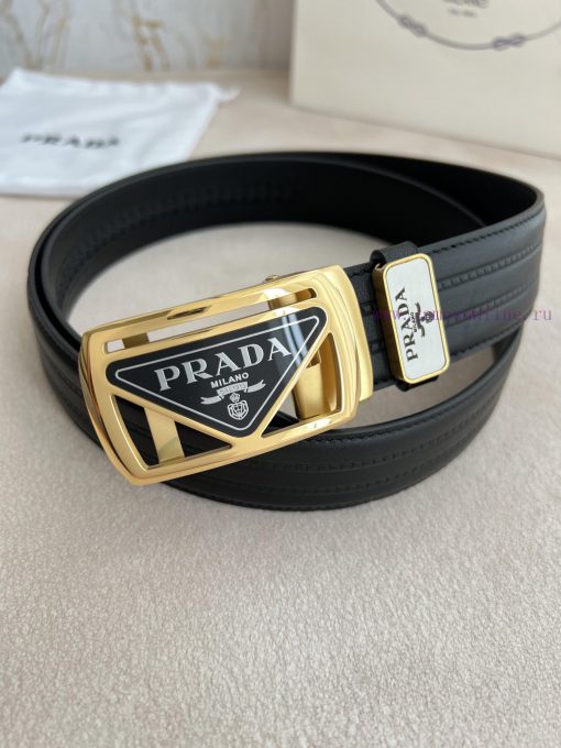 Prada PRADA Belt Automatic BeltAutomatic belt, classic acrylic pure steel material automatic fpgm6bbx - Image 2