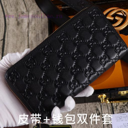 Gucci. Gucci two-piece setWooden box, belt+wallet, two-piece setGrade: Italian imported 100% r46so1eh - Image 8