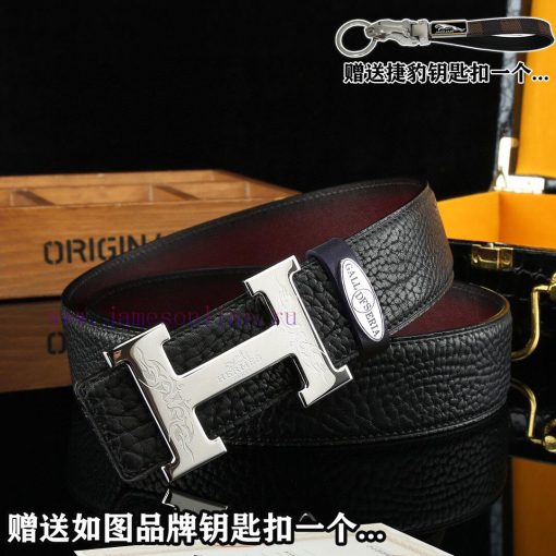 Give a Jaguar keychain as a giftDelivery wooden boxHERMESBuckle material: Two tone pure stee qt8g6asu - Image 3