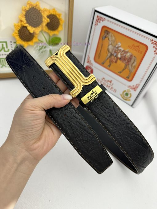 Hermes Hermès  Material: Leather Belt with 100% Head Layer. The leather belt is guaranteed t 4cacn3w1 - Image 3