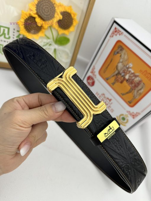 Hermes Hermès  Material: Leather Belt with 100% Head Layer. The leather belt is guaranteed t y2b7y6ul - Image 5