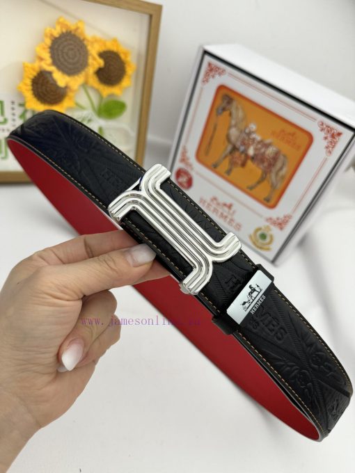 Hermes Hermès  Material: Leather Belt with 100% Head Layer. The leather belt is guaranteed t drskdld4 - Image 6