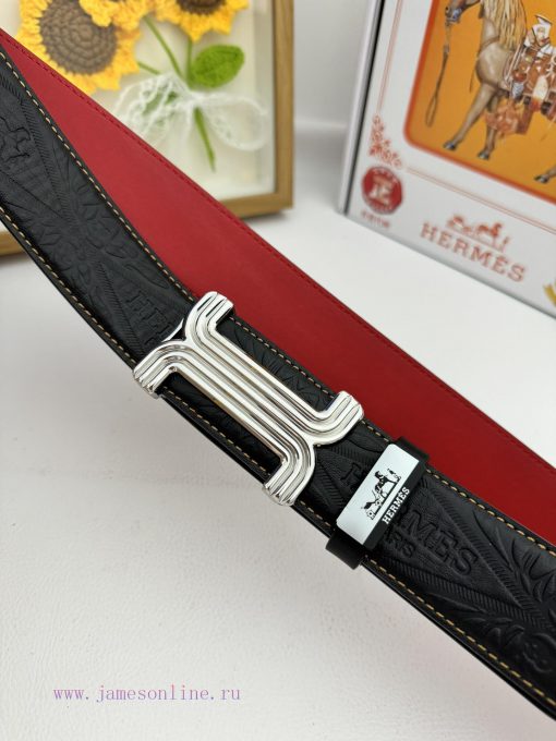 Hermes Hermès  Material: Leather Belt with 100% Head Layer. The leather belt is guaranteed t drskdld4 - Image 7