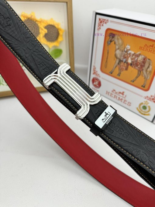Hermes Hermès  Material: Leather Belt with 100% Head Layer. The leather belt is guaranteed t drskdld4 - Image 8