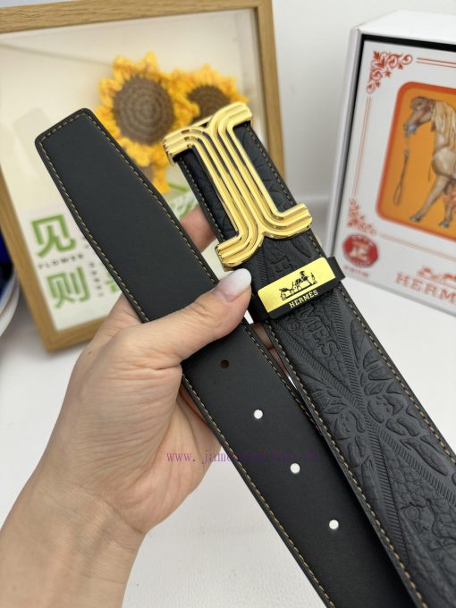 Hermes Hermès  Material: Leather Belt with 100% Head Layer. The leather belt is guaranteed t y2b7y6ul - Image 9