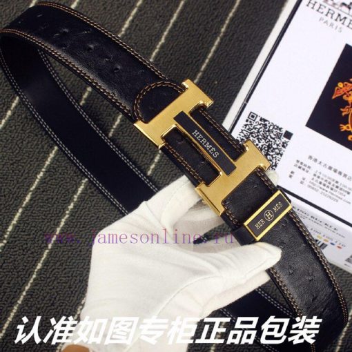 Hermes Her.. Mes ️ Ostrich patternIdentify and receive a punch as a giftMaterial: 100% head sxiuqh4v - Image 2