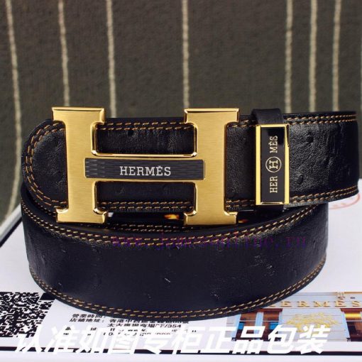 Hermes Her.. Mes ️ Ostrich patternIdentify and receive a punch as a giftMaterial: 100% head sxiuqh4v - Image 4