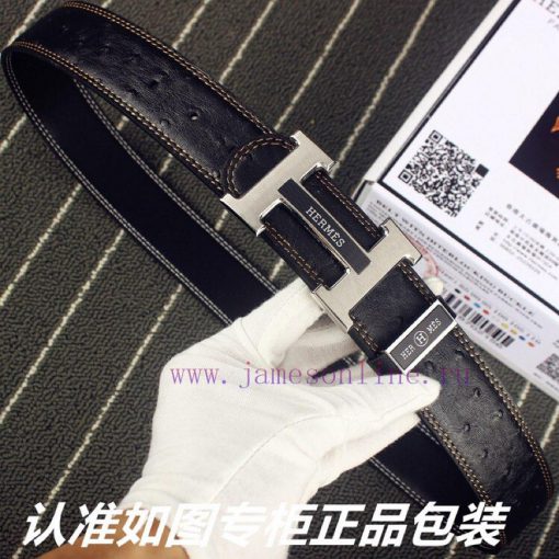 Hermes Her.. Mes ️ Ostrich patternIdentify and receive a punch as a giftMaterial: 100% head o9vbfhe1 - Image 2