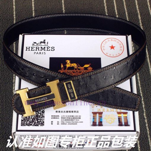 Hermes Her.. Mes ️ Ostrich patternIdentify and receive a punch as a giftMaterial: 100% head sxiuqh4v - Image 6