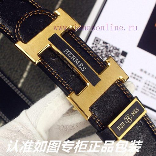 Hermes Her.. Mes ️ Ostrich patternIdentify and receive a punch as a giftMaterial: 100% head sxiuqh4v - Image 7
