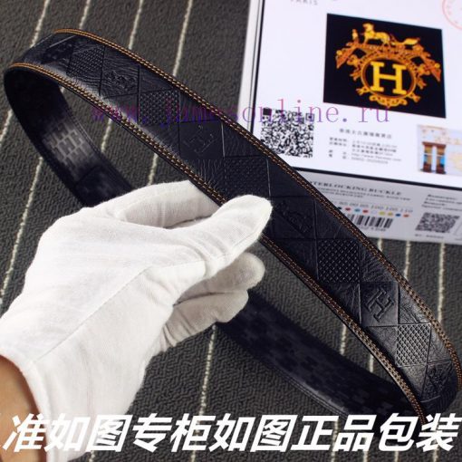 Hermes Her..mes️Identify and receive a punch as a giftMaterial: 100% head layer cowhide belt chdnpne1 - Image 8