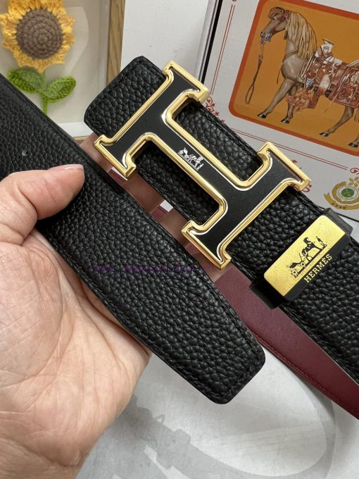 Hermes Hermès  Material: Leather Belt with 100% Head Layer. The leather belt is guaranteed t jfcqi5ps - Image 8