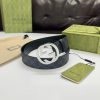 Reproduction version of imported original leather belt with first layer leather for men's bu n033o2vt