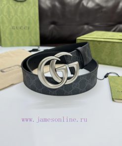 Reproduction version of imported original leather belt with first layer leather for men's bu c9679coj