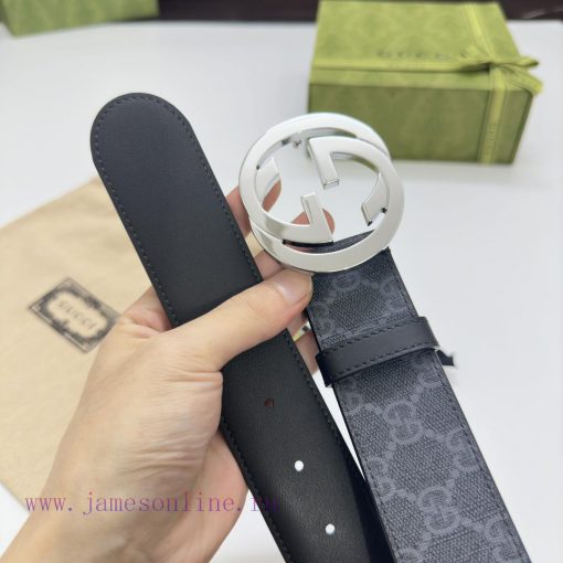 Reproduction version of imported original leather belt with first layer leather for men's bu n033o2vt - Image 9