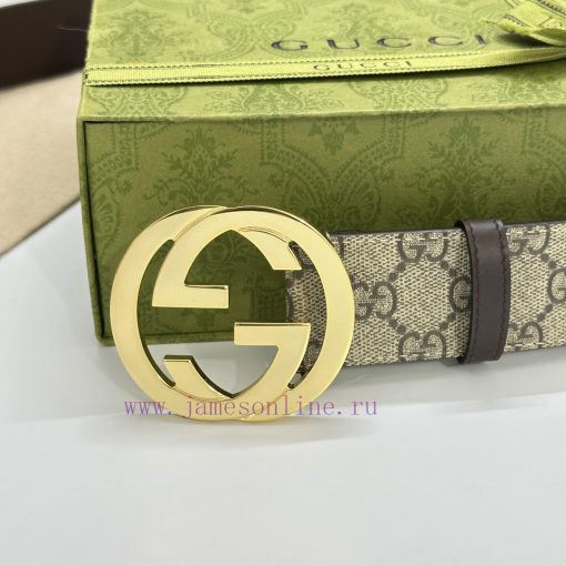 Reproduction version of imported original leather belt with first layer leather for men's bu 1c0f71pw - Image 5