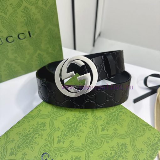 Reproduction version of imported original leather belt with first layer leather for men's bu sb4k30ac - Image 2