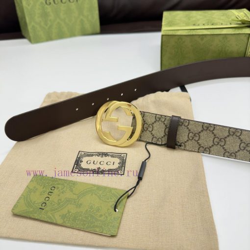 Reproduction version of imported original leather belt with first layer leather for men's bu 1c0f71pw - Image 8