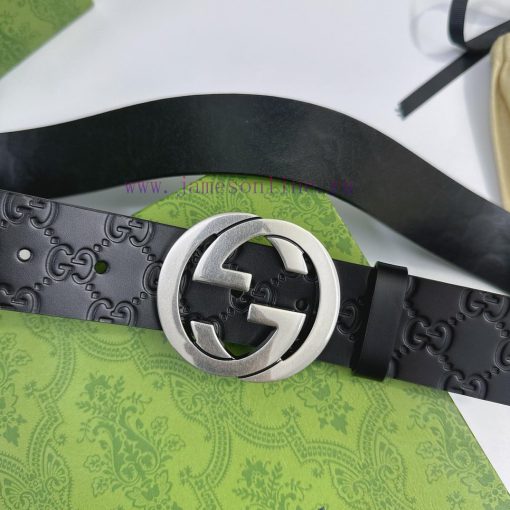 Reproduction version of imported original leather belt with first layer leather for men's bu sb4k30ac - Image 6