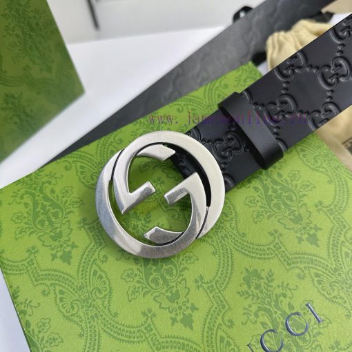 Reproduction version of imported original leather belt with first layer leather for men's bu sb4k30ac - Image 7