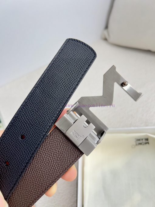 Montblanc Montblanc ️ Belt and beltBuckle, new original classic boutique two-color buckle, p i9xkp38o - Image 6