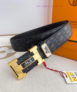 Hermes Hermes waist beltHanging buckle, classic pure steel material buckle head, double-side 7wsbrcyi