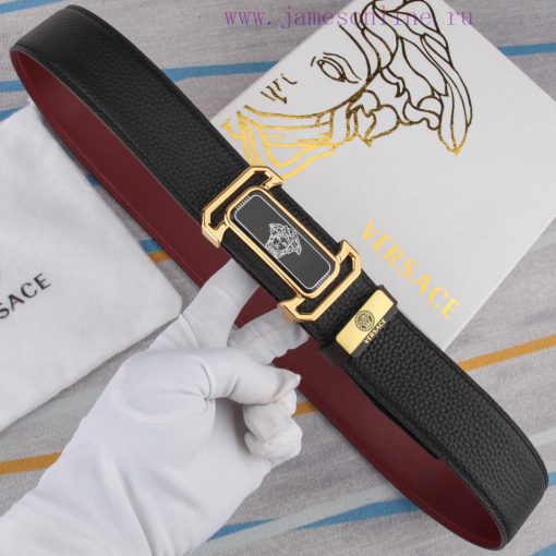 Belt belt Versace cowhide beltMen's belt material: 100% head layer cowhide belt, guaranteed ugr4eal9 - Image 5