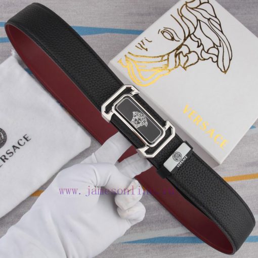 Belt belt Versace cowhide beltMen's belt material: 100% head layer cowhide belt, guaranteed ugr4eal9 - Image 6
