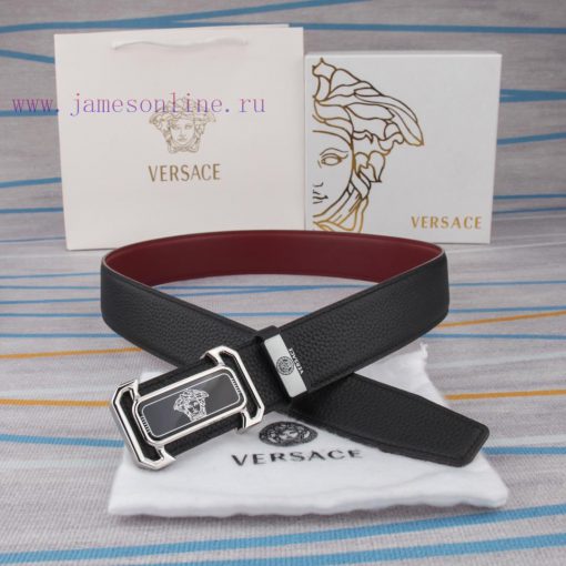 Belt belt Versace cowhide beltMen's belt material: 100% head layer cowhide belt, guaranteed 36a8nubj - Image 5