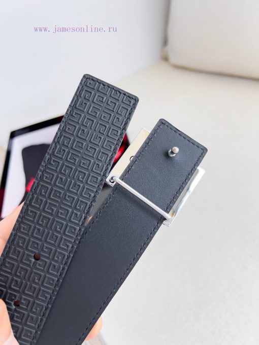 Givenchy GIVENCHY Belt ️ BeltHanging buckle, pure steel material buckle head, double-sided c ssuhmk0h - Image 6