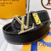 Belt LV Louis Vuitton's top tier replicaThe waistband is made of 100% cowhide, ensuring the tk37ll4w