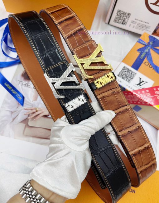 Belt LV Louis Vuitton Top Remakes-The belt is made of 100% imported original cowhide, ensuri q2269795