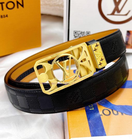 Belt LV Louis Vuitton automatic buckle-Belt replica The automatic belt series is made of 100 vks0q829